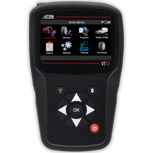 Ateq VT57 padangu slegio davikliu programatorius Ateq VT57 padangu slegio davikliu programatorius