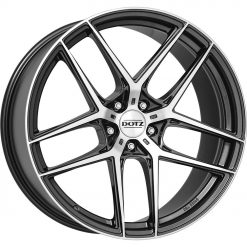 Dotz LagunaSeca dark 5x120 R20x9 ET30 72.6 ratlankiai
