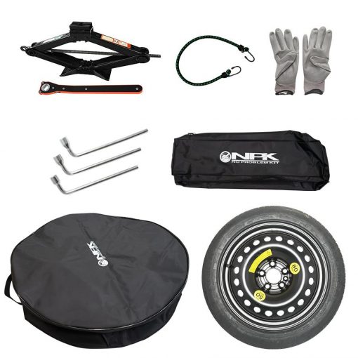 NPK Spare Wheel Steel 5×112 R17x4 ET0 66.6 ratlankiai NPK Spare Wheel Steel 5×112 R17x4 ET0 66.6 ratlankiai