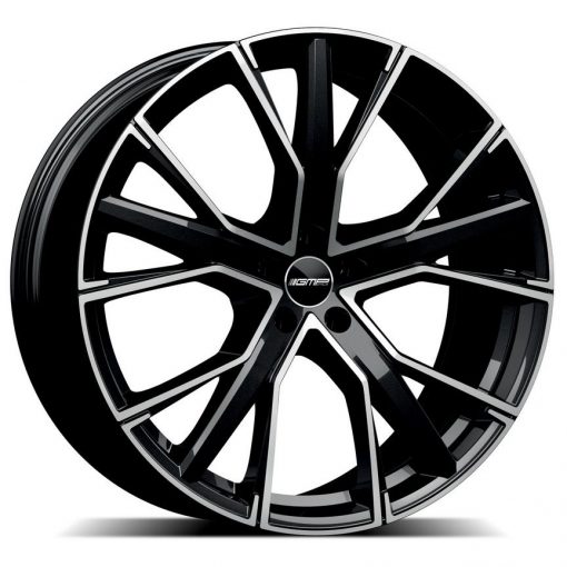 GMP Gunner Black Diamond 5×112 R19x8.5 ET45 66.5 ratlankiai