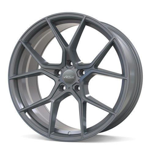 Venue Genesis Satin Grey 5×112 R19x8.5 ET45 66.6 ratlankiai Venue Genesis Satin Grey 5×112 R19x8.5 ET45 66.6 ratlankiai