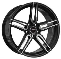 Venue Meta Black Polished 5x112 R18x9 ET42 66.6 ratlankiai