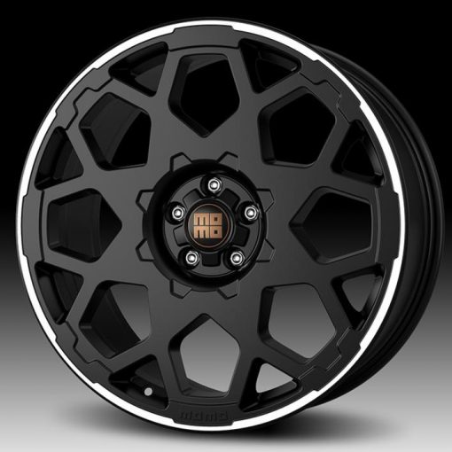 Momo HEAVY DUTY Matt Black Polished 5×120 R20x8.5 ET40 72.6 ratlankiai Momo HEAVY DUTY Matt Black Polished 5×120 R20x8.5 ET40 72.6 ratlankiai