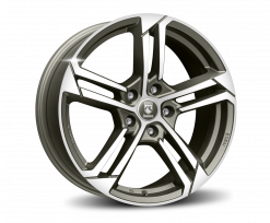 Reds Twist Graphite Matt Polished 5x114.3 R17x7 ET42 72.3 ratlankiai